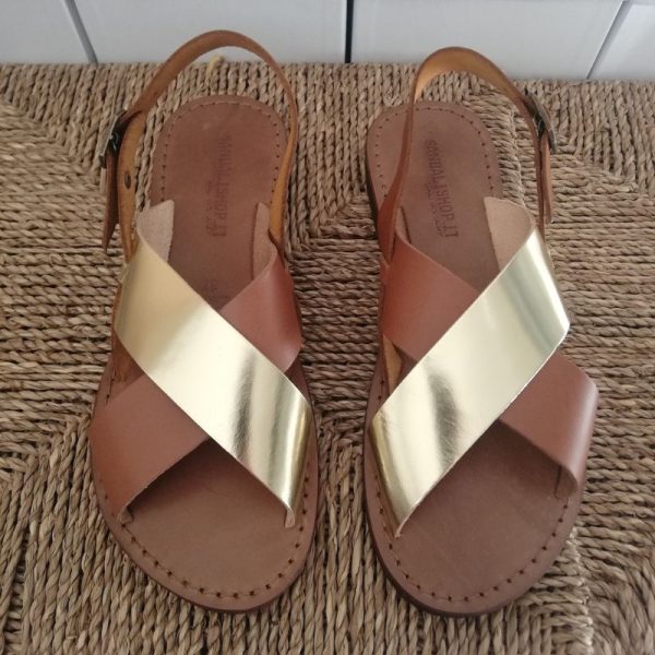 SANDALI DONNA ORO