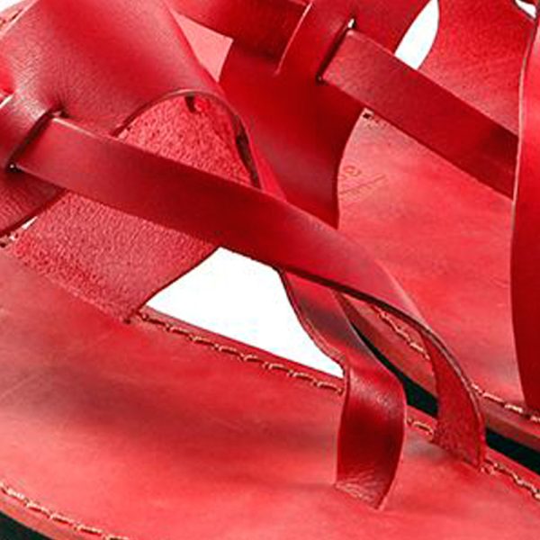 sandali rosso