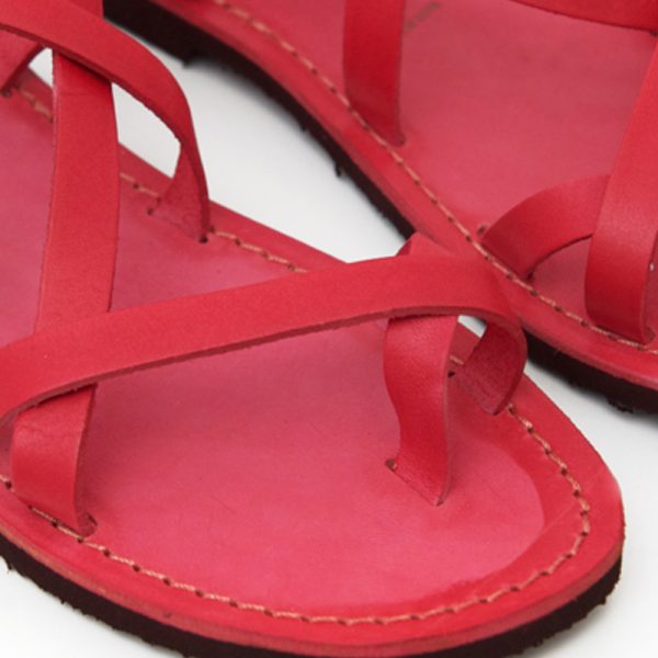 sandali donna rosso
