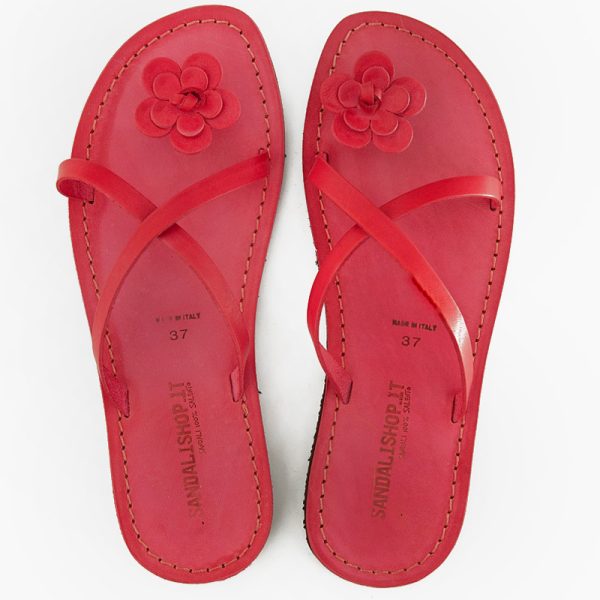 infradito donna rosso
