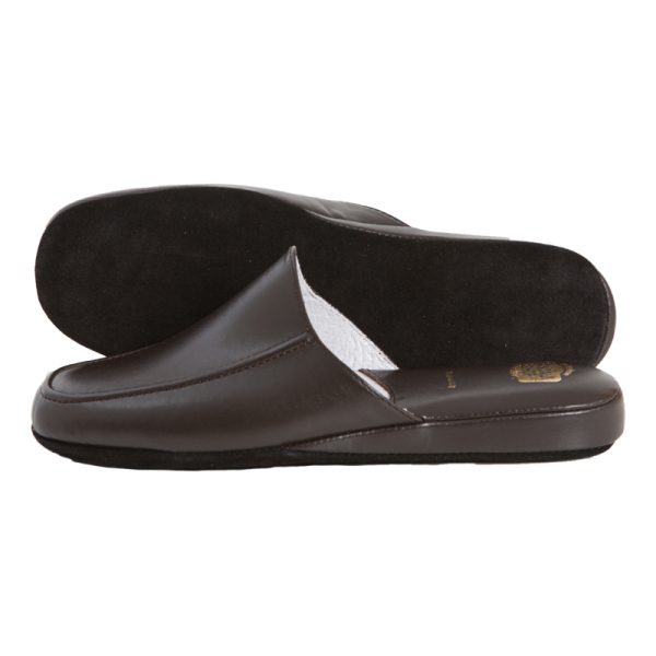 PANTOFOLE UOMO PELLE