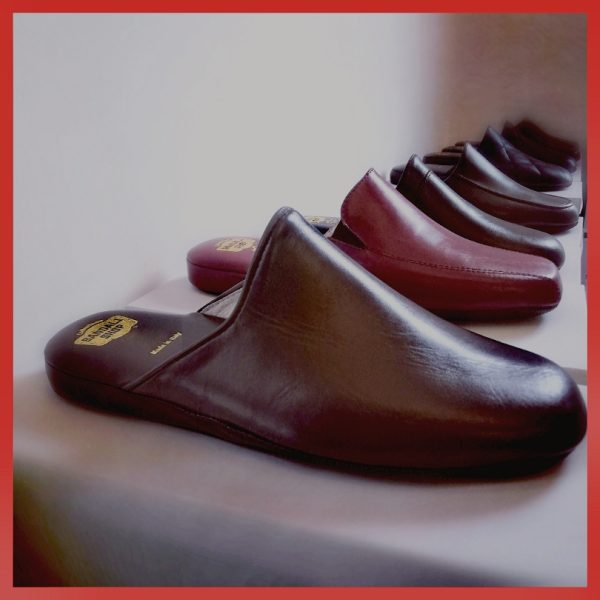 PANTOFOLE UOMO PELLE