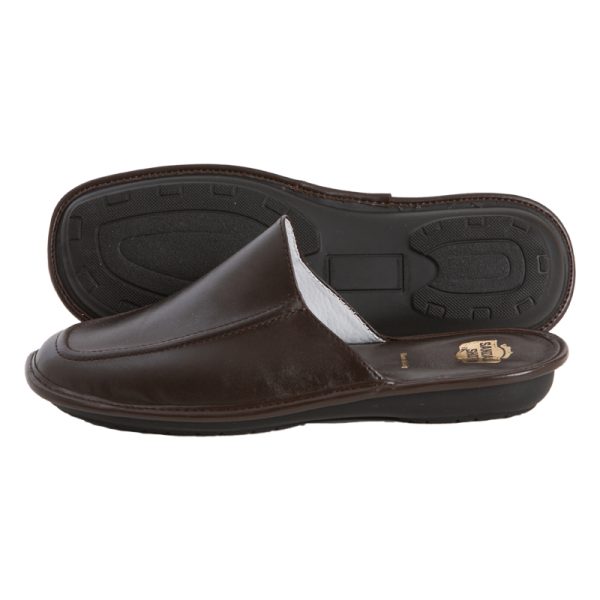 PANTOFOLE UOMO PELLE