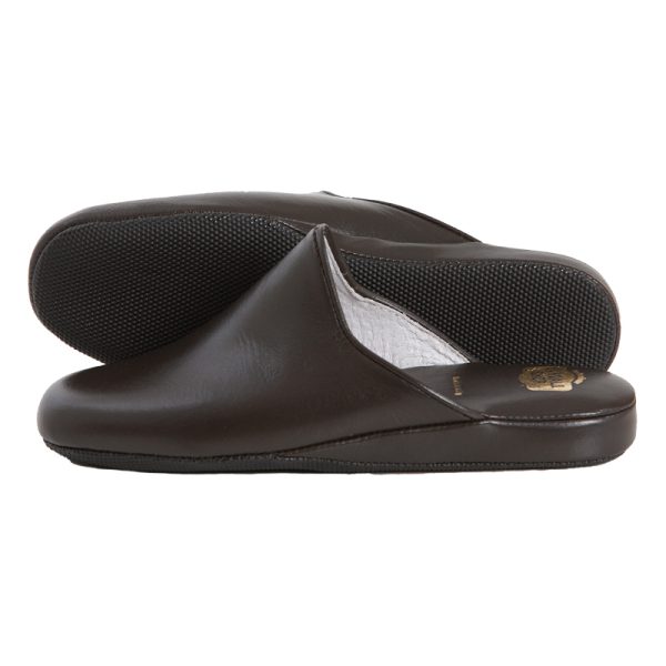 PANTOFOLE UOMO PELLE
