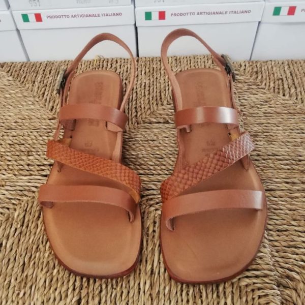 SANDALI CUOIO DONNA