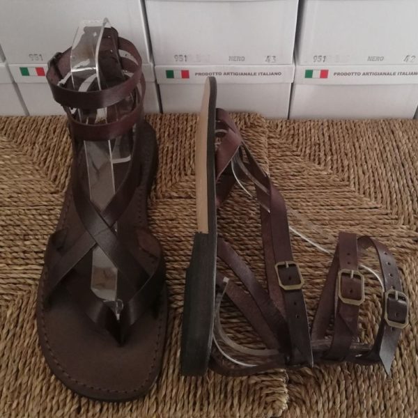 SANDALI UOMO CUOIO