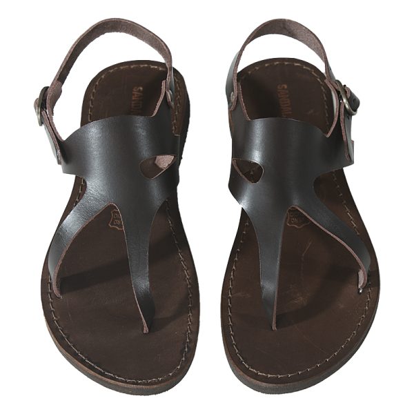 Sandali alla romana donna modello roma in vero cuoio made in Italy