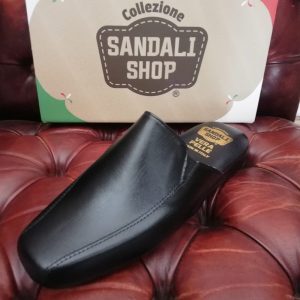 pantofola_pelle_classica_nera