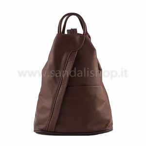 Zaino trasformabile da donna marrone