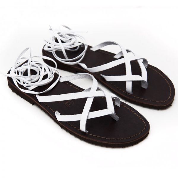 Women's Copertino Lace up sandals in White
