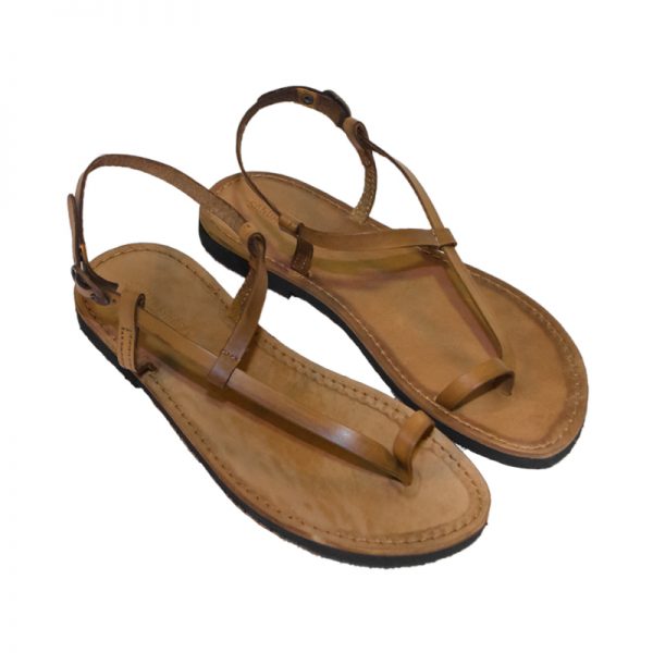 Men's Scorzese Lace up sandals in Cognac